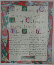 5Holy Trinity WW1 Roll of Honour